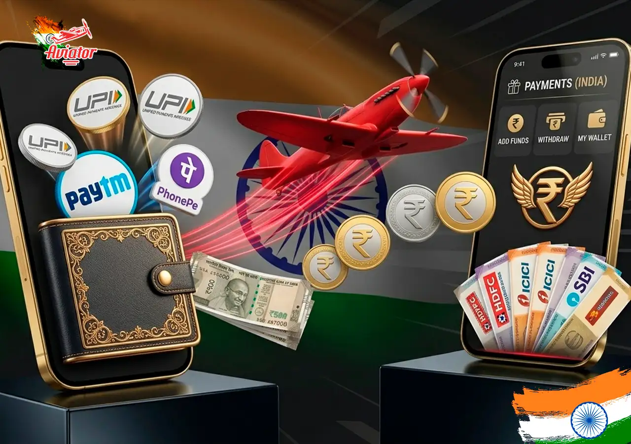 Safe mobile payment methods in Aviator casino apps.